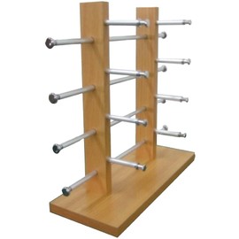 SUGGEST Sunglasses Stand, Eyeglass Stand, Choose Colors, 8 Pieces, Storage, Display, Assembly Type, Sunglasses, Glasses, Interior, Stylish (Wood Grain Style)