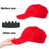 6 Pcs Baseball Caps Inserts Flexible Washable Reusable Hat Felt