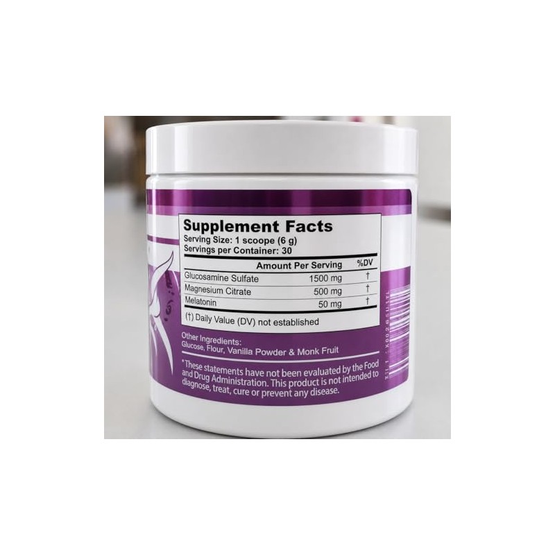 Citrato de magnesio puro RestFree - con glucosamina y melatonina