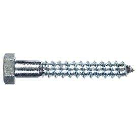 The Hillman Group 230155 Hex Lag Screw, 1/2-Inch X 12-Inch, Zinc, 25-Pack