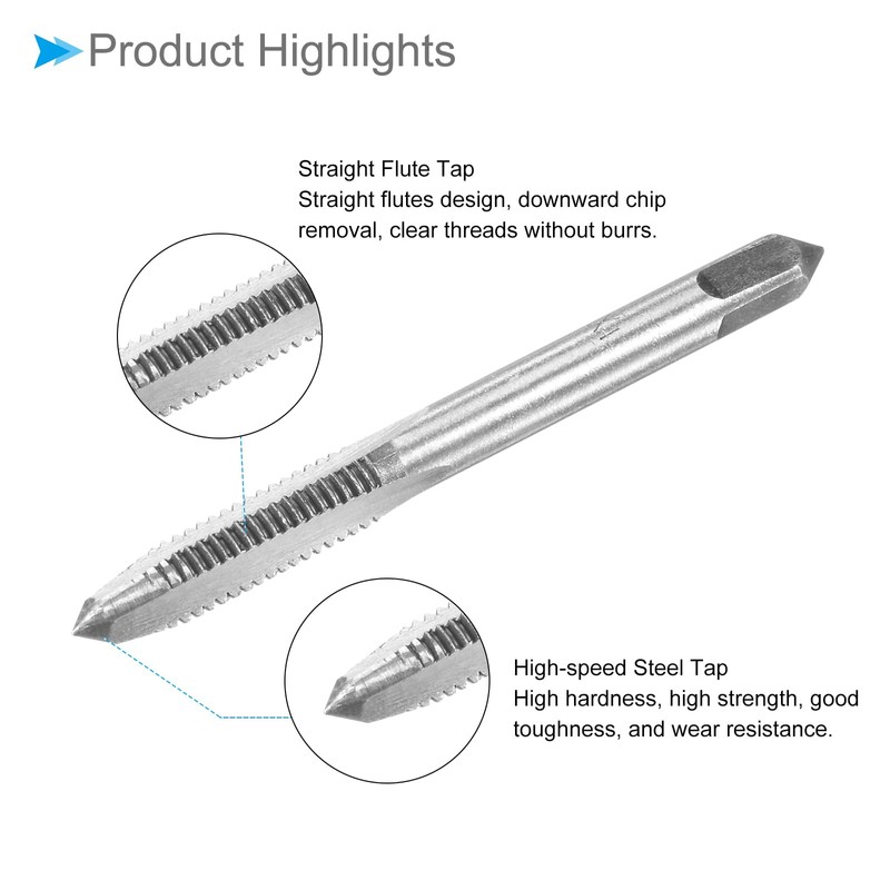 CoCud Metric Manual Tap Set M3 M4 M5 M6 M8
