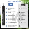 hygger 200w Aquarium Heater, Submersible Fish Tank Heater with Intelligent