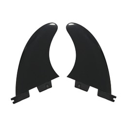 UP100 2 Fin/Set FCS II Surf Fins Surfboard Fin Surfing Medium Size GL FCS 2 Fin Black