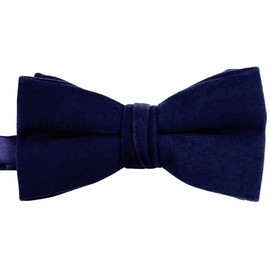 Bowties.jp bd572 Navy Velvet Bowtie, Bowtie, Easy to Wear, navy