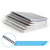 PATIKIL 8mm(5/16") Plastic Spiral Binding Coils, 20 Pcs Binding Spirals