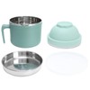 Portable Lunch Box Double Layer Thermal Noodle Bowl with Handle