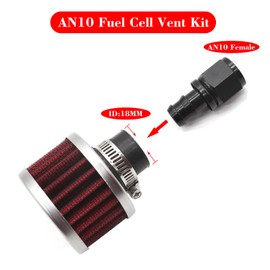 Fuel Cell Breather/Vent -10 AN Female Fitting with Filter Rebuild Kit