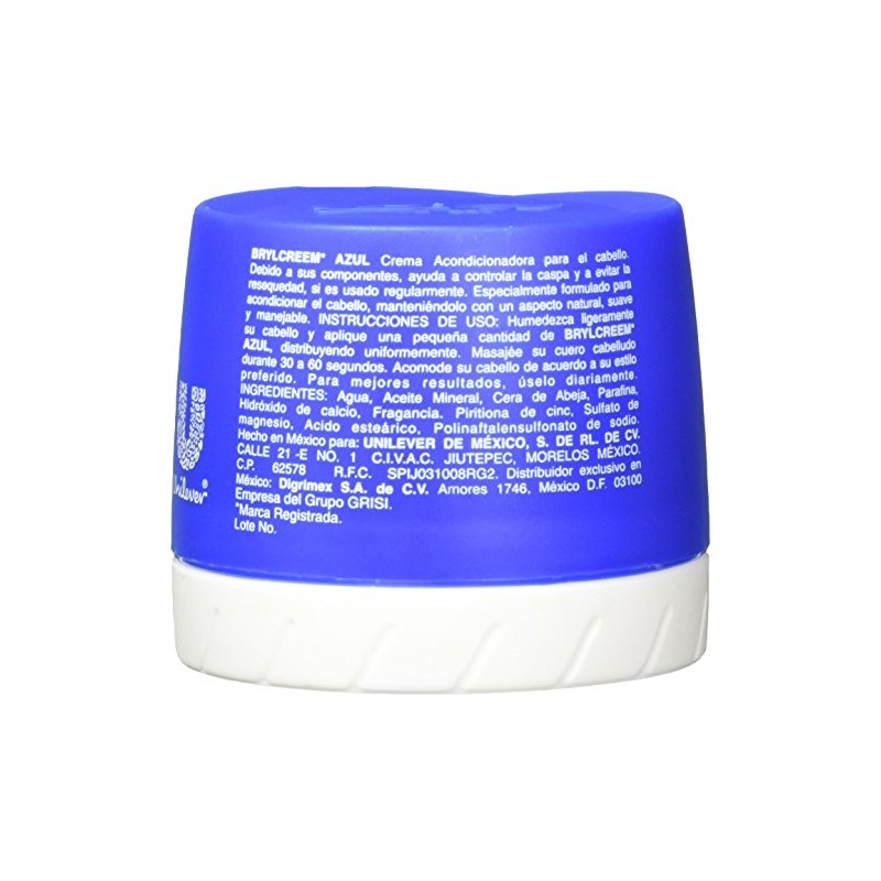 Brylcreem Azul Crema Acondicionadora Para El Cabello , 85 G