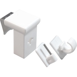 Window Hooks/Decorative Hooks/Window Clip/Clamp Support for Curtain Rods or Window Decorations with Interchangeable Attachments (4)