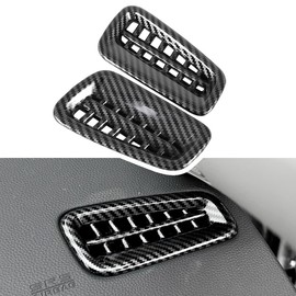 YINGTUU for Honda 11th Gen Civic 2022-2025 Accessories Car Air Outlet Vent Cover Trim ABS Carbon Fiber Style