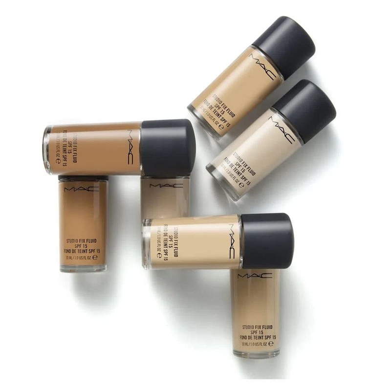 MAC Studio Fix Fluid Foundation SPF15 NW35,1.0 Fl Oz (Pack