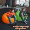 Realspring Inflatable Bean Bag Chairs Outdoor Blow up Camping Chairs