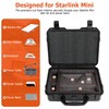 LYANSO Starlink Mini Case, Waterproof Hard Case, Shockproof Portable Carrying