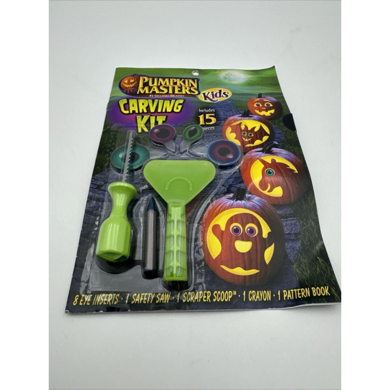 Pumpkin Master Kids 15pc Carving Kit