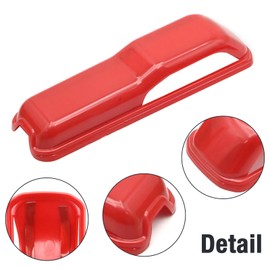 MDEOOSKY 2 Pcs Hood Hinge Cover Exterior Trim Kit, Replacement for Jeep Wrangler JL JLU 2018-2025, Replacement for Jeep Gladiator JT 2020-2025 (Red)