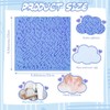 Gosodeny 10'' Locker Rug Blue School Cute Locker Decor with