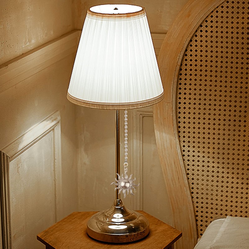 Dotlite Silver Ceiling Fan Pull Chain, 12 Inches Totem Bohemia