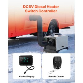 Universal DC5V Diesel Air Heater Thermostat Switch Controller for RV Electrical Systems and Parking HeatersDefault: Default