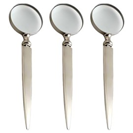 Liards Nickel 7 1/2" Letter Opener with Magnifying Glass. - Set of 3