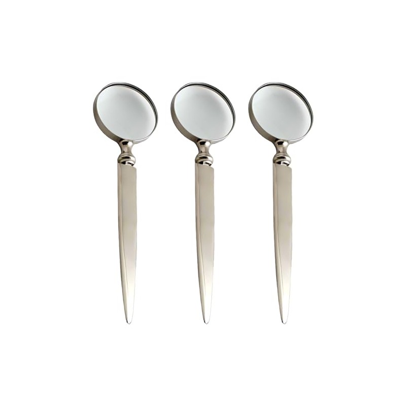 Liards Nickel 7 1/2" Letter Opener with Magnifying Glass. -