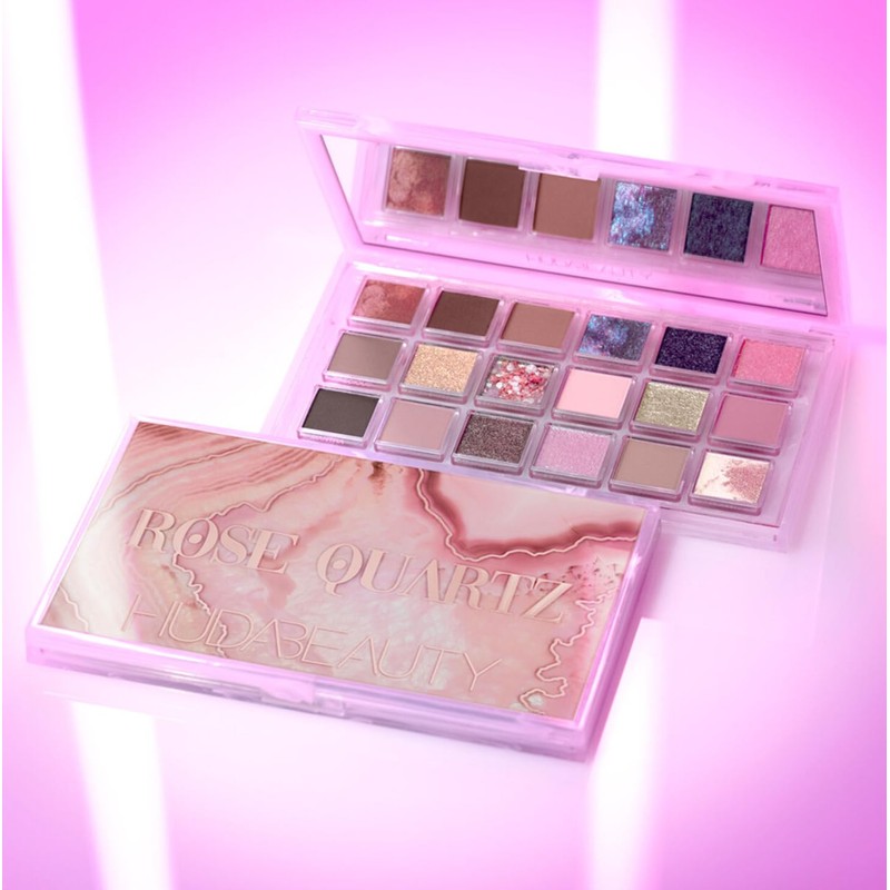 Huda Beauty Rose Quartz 18 Eyeshadow Palette