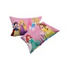 Princess Set of 2 Cotton Pillow Cases, Pair of Pillow