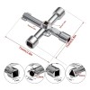 Llave Para Tablero/gabin Eléctrico Universal Metalica 6 En 1