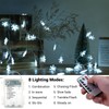 BrizLabs Snowflake Christmas Lights, 16.08ft 40 LED Christmas Lights with