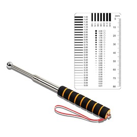 KASELIN Telescopic Sound Diagnostic Rod, Total Length 78.7 inches (200 cm), Crack Scale, Base Search, Concrete, Inspection Measure, Stethoscopic Rod, Screening Hammer, Tile, Sound Hammer, Wall,