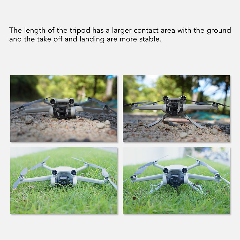 Drone Landing Gear Extension Kit Foldable Landing Leg Sled Shape