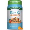 Vitamin D3 K2 Gummies | 50 Count | Vegetarian, Non-GMO
