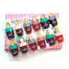 KFMX Set Tinta Para Labios Forma De Paleta 12 Piezas