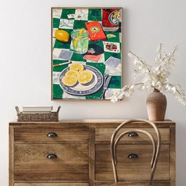 SUHEFAFA Paint by Numbers Adult Poker Paint by Numbers DIY Adults, Acrylic Paint Canvas and 3 Brush Kit Gift Home Decoration Without Frame (40 x 50 cm)