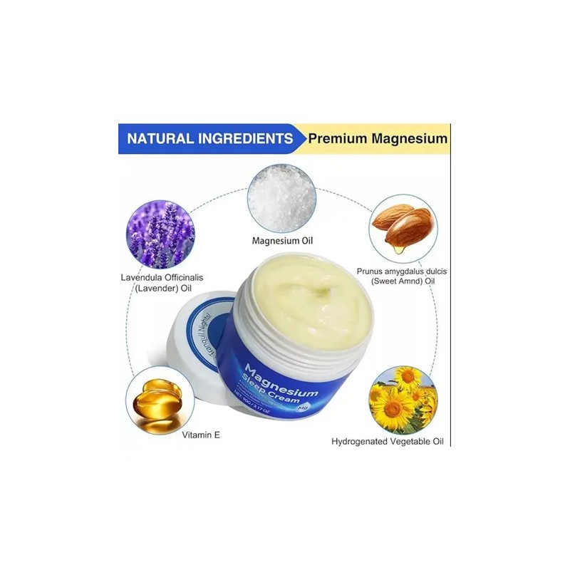 Mz Crema De Magnesio For Dormir - Aceite Tópico De