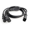 HTcable UPS PDU Computer PC Power Splitter Cord C14 to