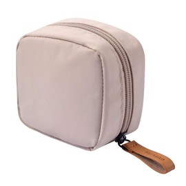 Small Nylon Makeup Organizer Mini Travel Cosmetic Bag with Zipper Lightweight Stroage Coin Pouch for Toiletries, Jewelry, or Essentials