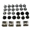 YINETTECH 44 Metal Tray Clip Engine Under Cover Bottom Splashguard