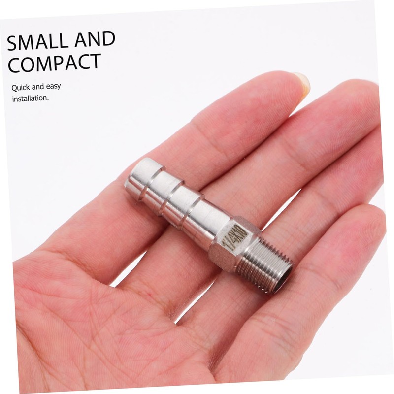 Alipis 2Pcs Hose Connectors Male X Barb Plumbing Fittings for