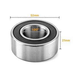CB 4x 25mm Wheel Bearings Kit for 00-07 Harley Road Glide Electra Street Glide 9247