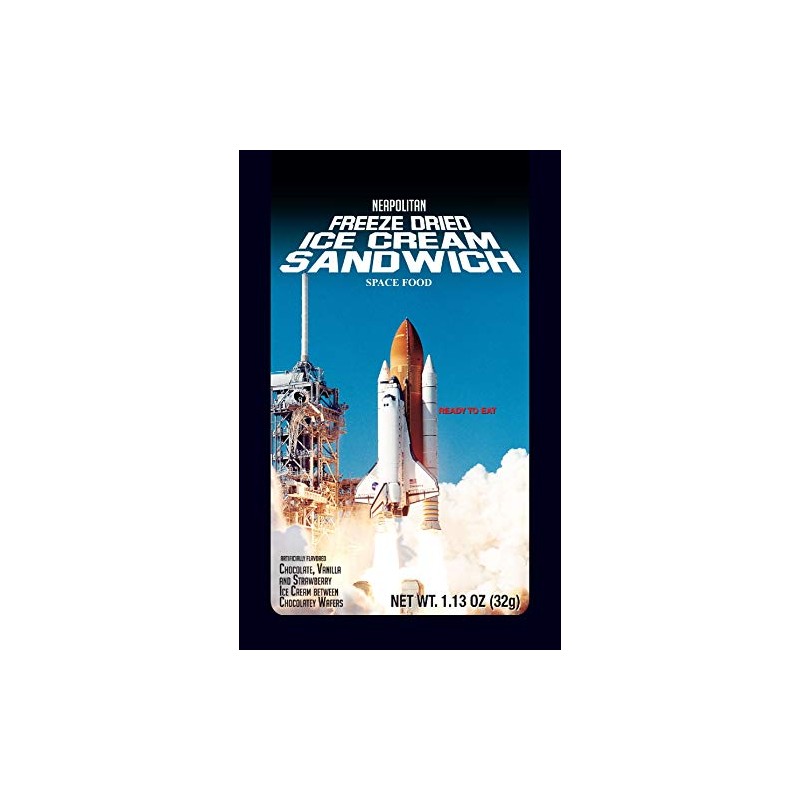 Freeze-Dried Neapolitan Ice Cream Sandwich - Space Ice Cream