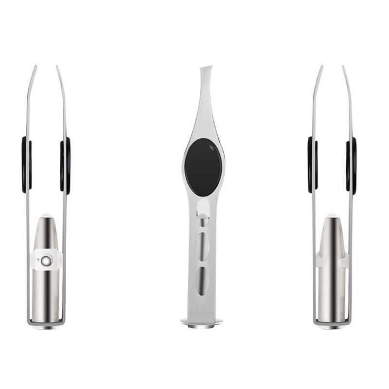 VOANZO Pack of 2 Precision with LED Light Eyebrow Eyelash
