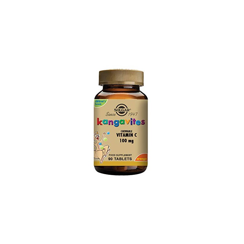 Solgar Kangavites Natural Orange Burst Vitamin C 100 mg Chewable