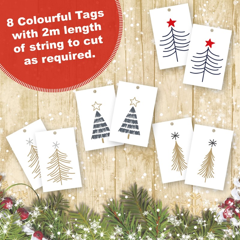 Christmas Wrapping Paper. 8 XL Sheets (50 x 70cm). Christmas