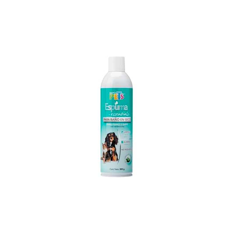 Fancy Pets Espuma P/BAÑO EN SECO Essentials 300 G