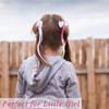 7 Pieces Hair Clips for Girls, Bow Curly Hair Extensions