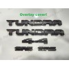 Toyota 5PCS 2022+ TUNDRA "SR5" 4X4 Matte BLACKOUT EMBLEM BADGE