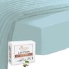 Pizuna 100% Cotton EU Single Fitted Sheet Baby Blue, 400