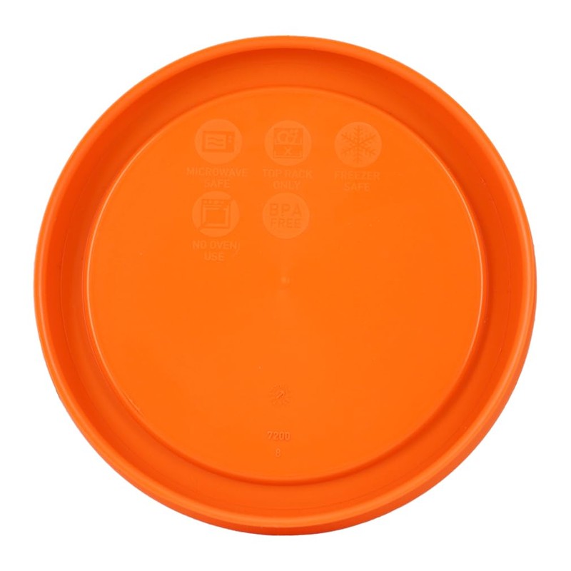 Pyrex 7200-PC 2 Cup Orange Food Storage Replacement Lid (2-Pack)