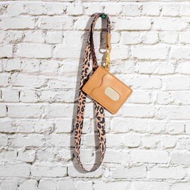 DQL - Cordones de cuello para insignias de identificación, bonito soporte para insignias de identificación, llavero de cuello para llaves para mujer, A Leopard, Neck Lanyard