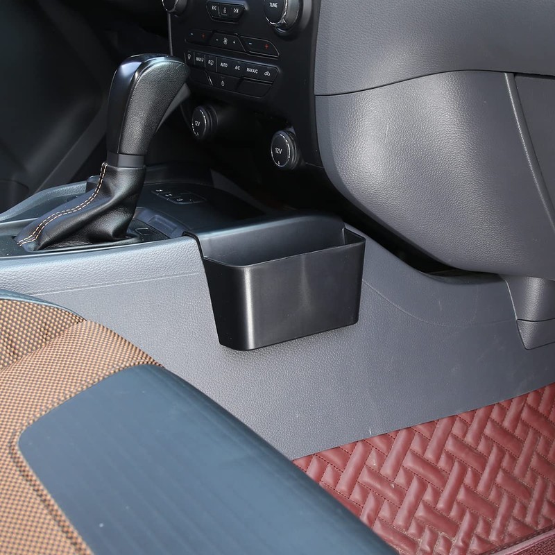 PIUGILH Gear Shifter Console Side Storage Box Transmission Organizer Tray